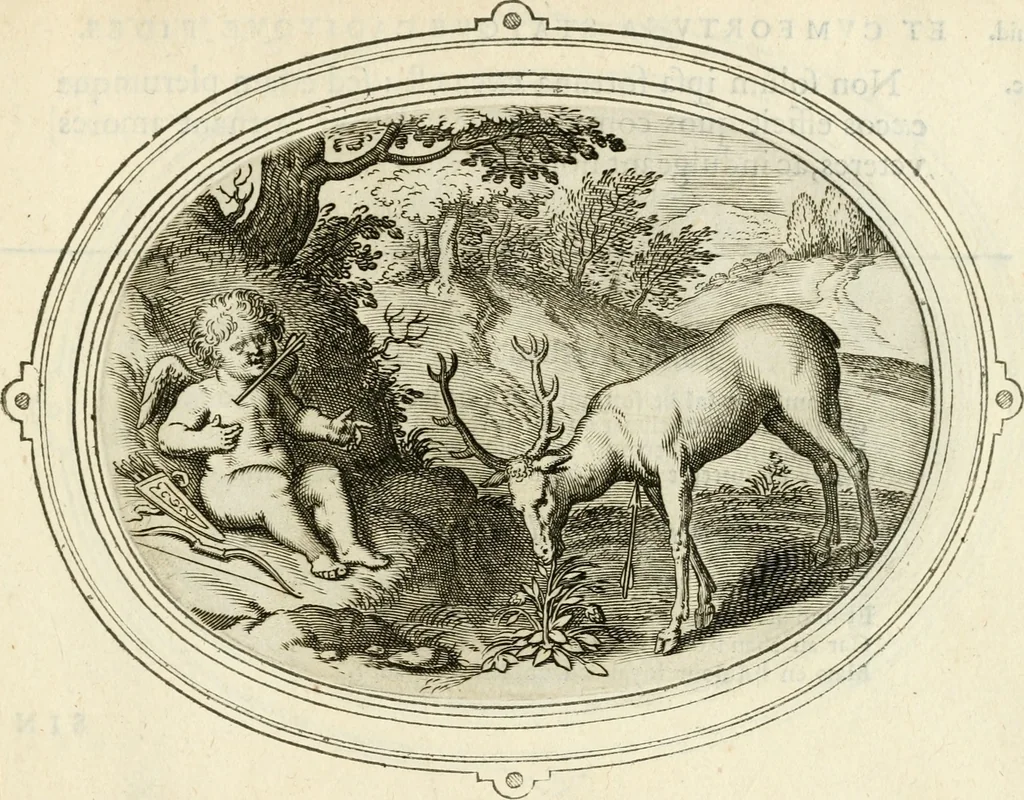 An illustration from Amorum emblemata, figuris aeneis incisa, 1608, leaf 174