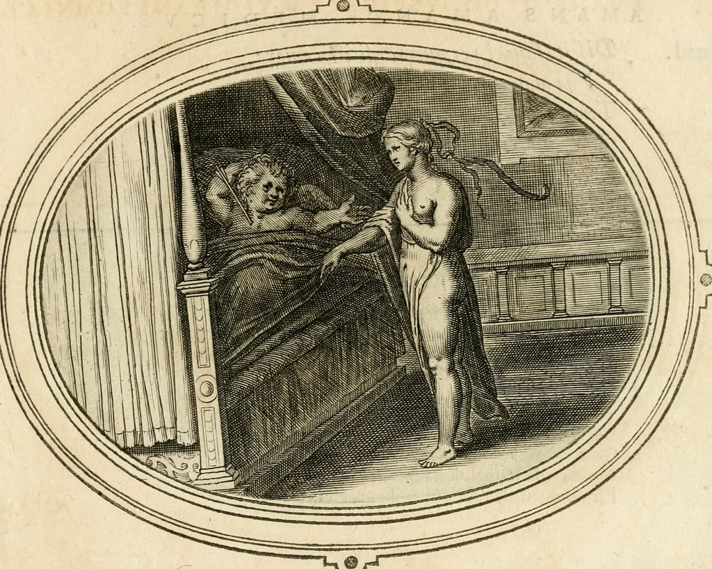 An illustration from Amorum emblemata, figuris aeneis incisa, 1608, leaf 186