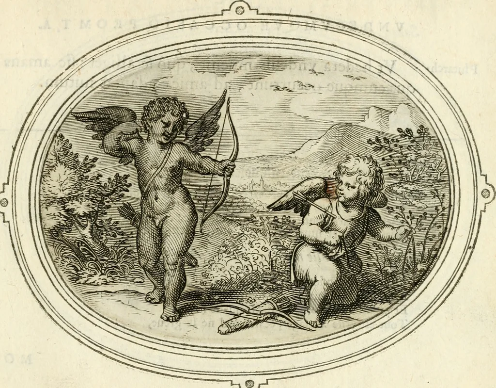 An illustration from Amorum emblemata, figuris aeneis incisa, 1608, leaf 192