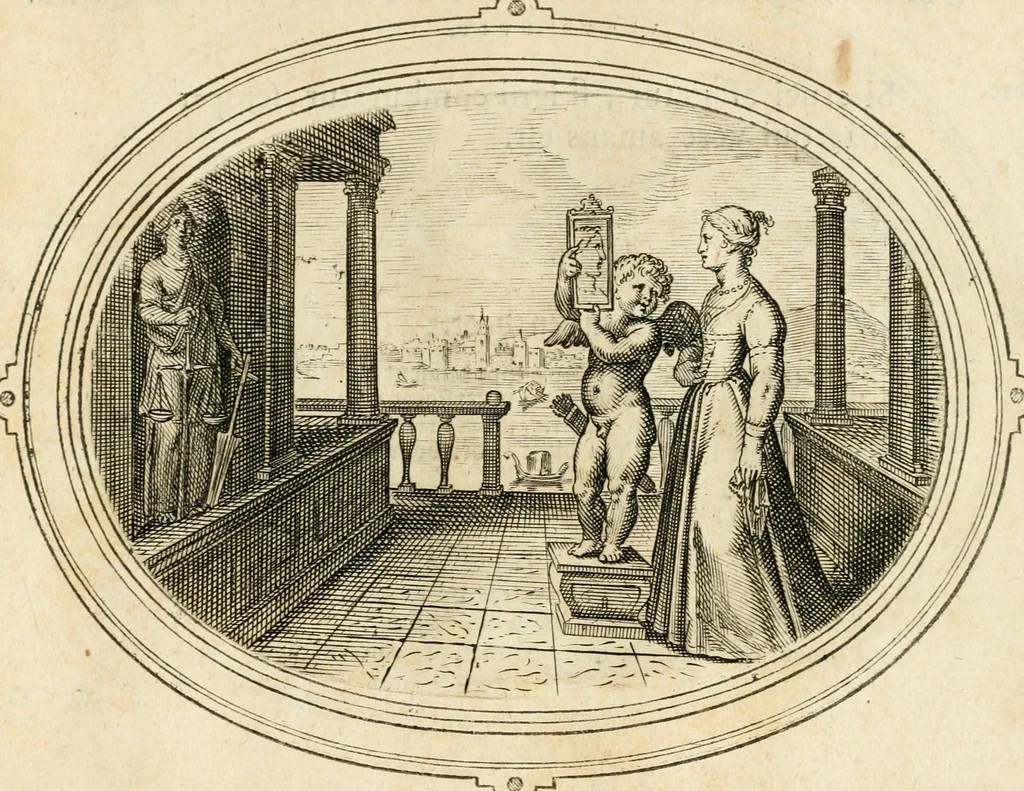 An illustration from Amorum emblemata, figuris aeneis incisa, 1608, leaf 202
