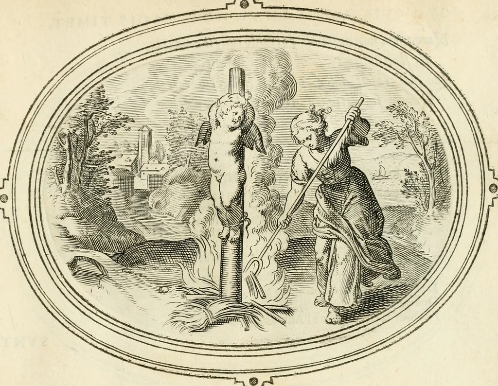 An illustration from Amorum emblemata, figuris aeneis incisa, 1608, leaf 204