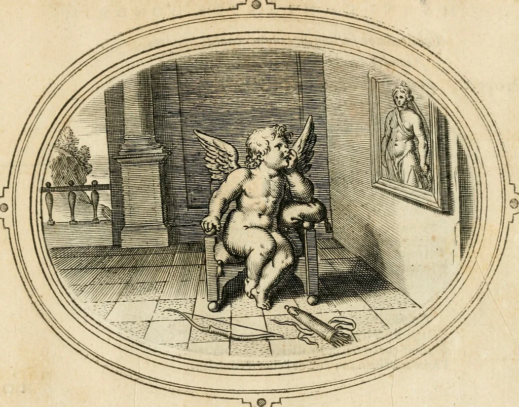 An illustration from Amorum emblemata, figuris aeneis incisa, 1608, leaf 212
