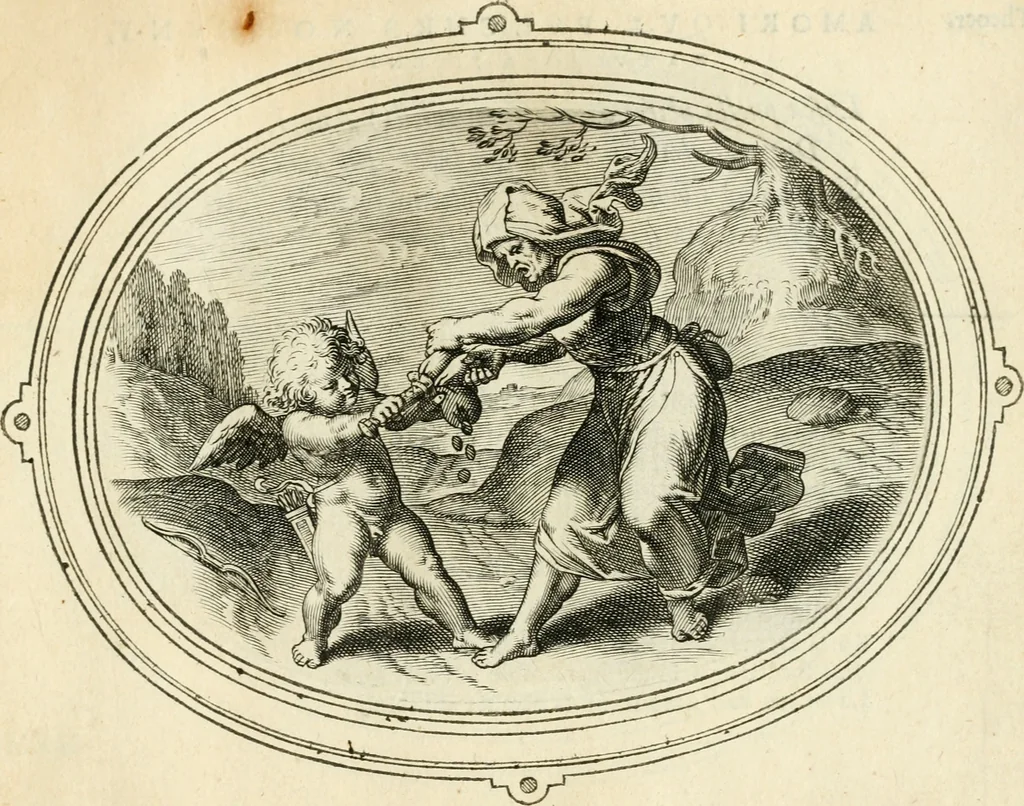 An illustration from Amorum emblemata, figuris aeneis incisa, 1608, leaf 224