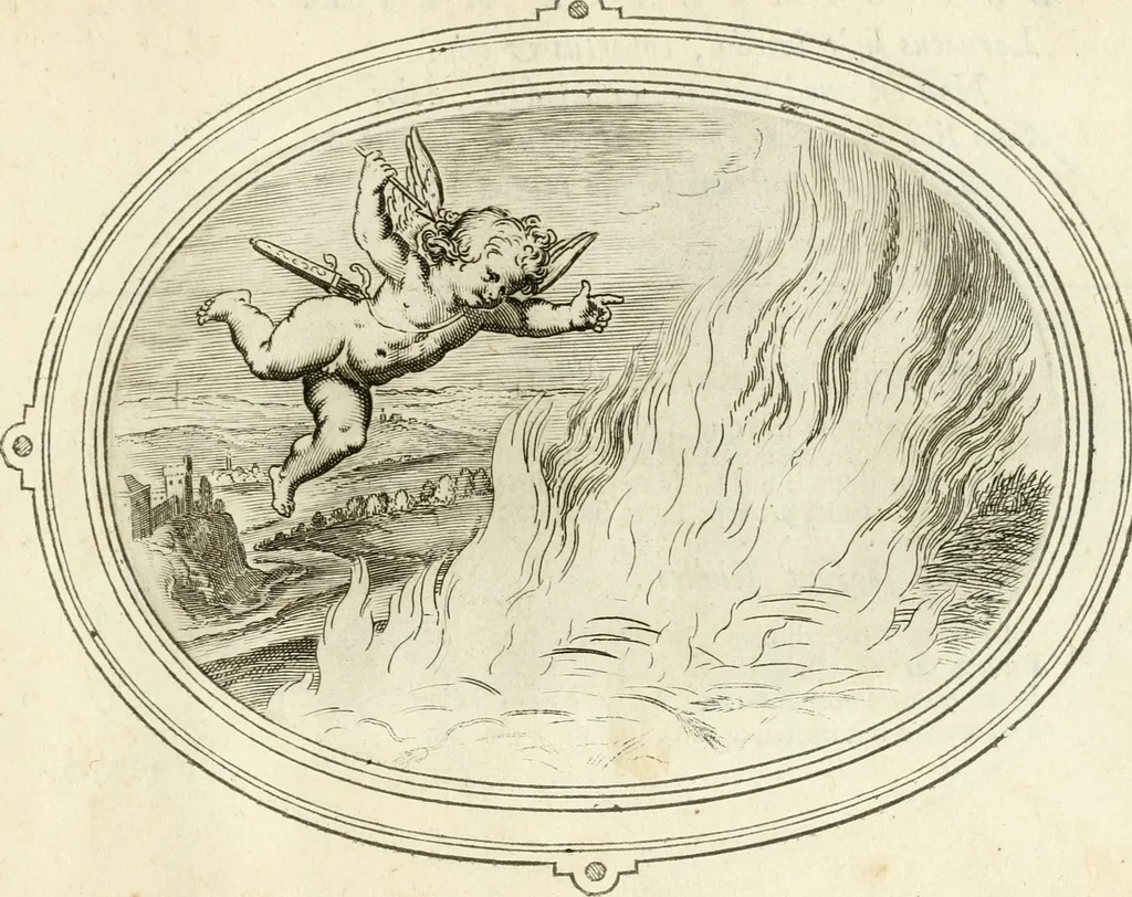 An illustration from Amorum emblemata, figuris aeneis incisa, 1608, leaf 238