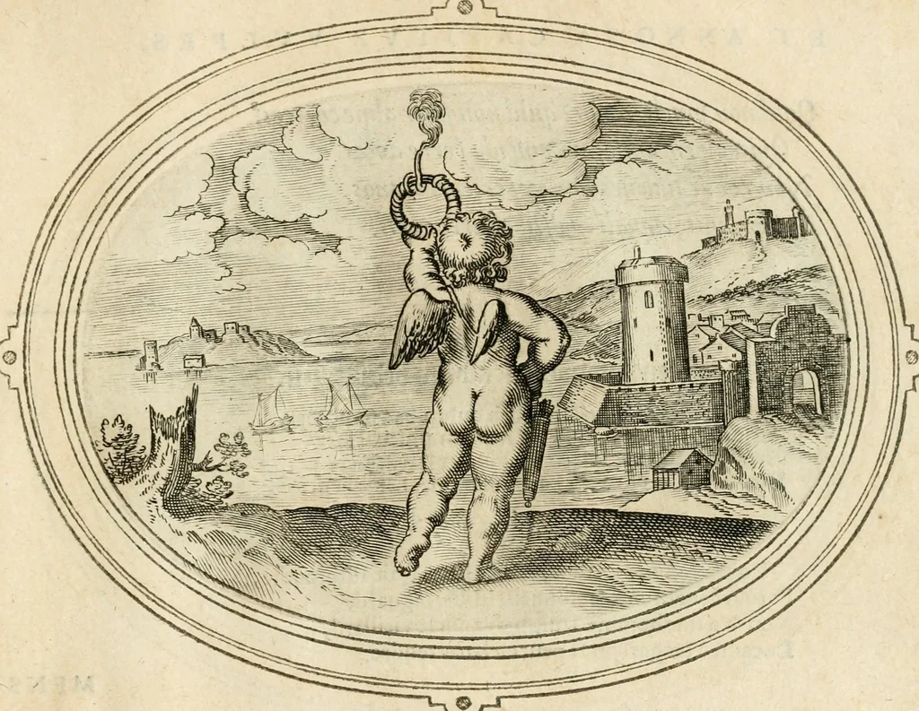 An illustration from Amorum emblemata, figuris aeneis incisa, 1608, leaf 252