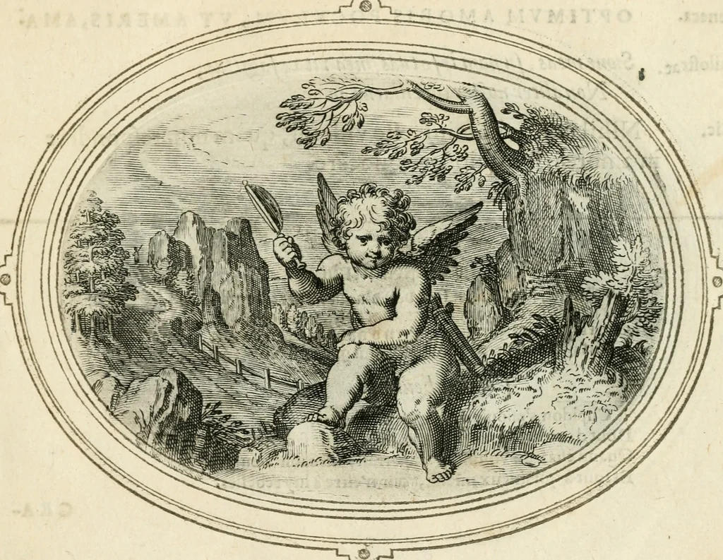 An illustration from Amorum emblemata, figuris aeneis incisa, 1608, leaf 26