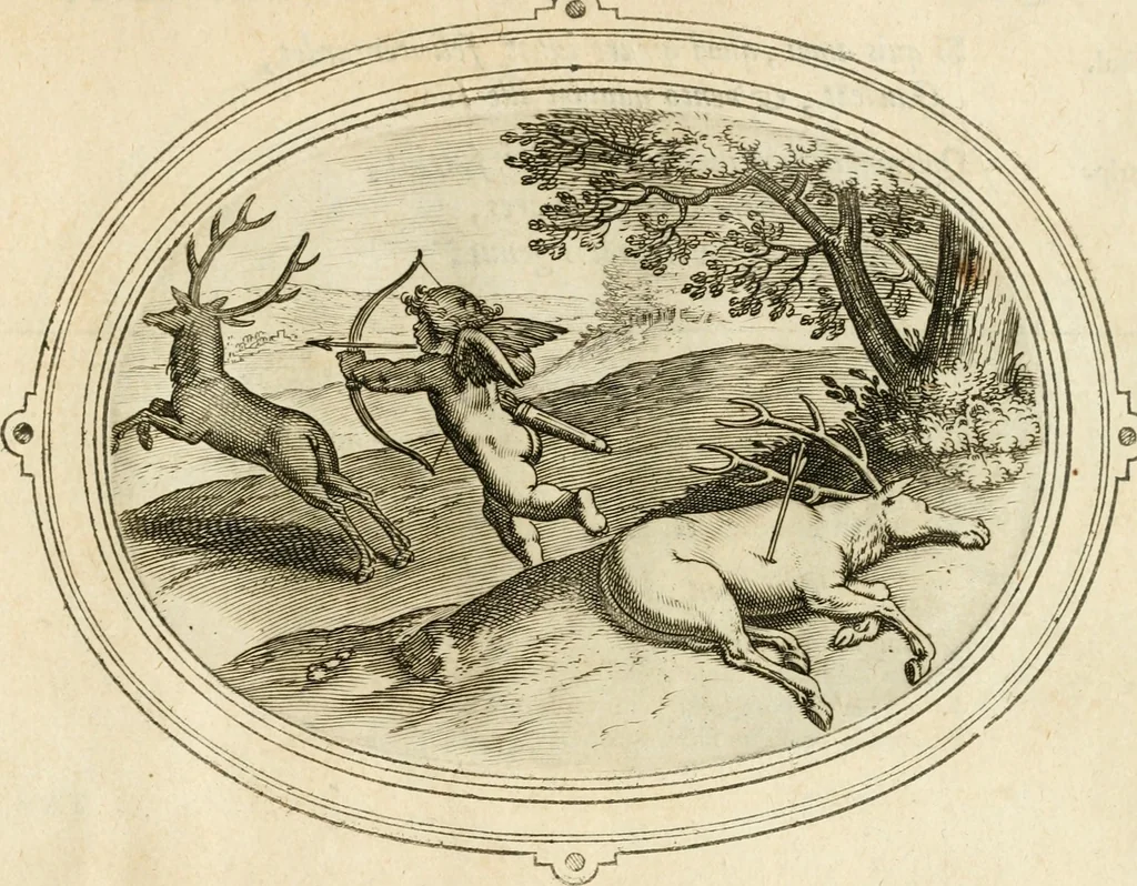 An illustration from Amorum emblemata, figuris aeneis incisa, 1608, leaf 260