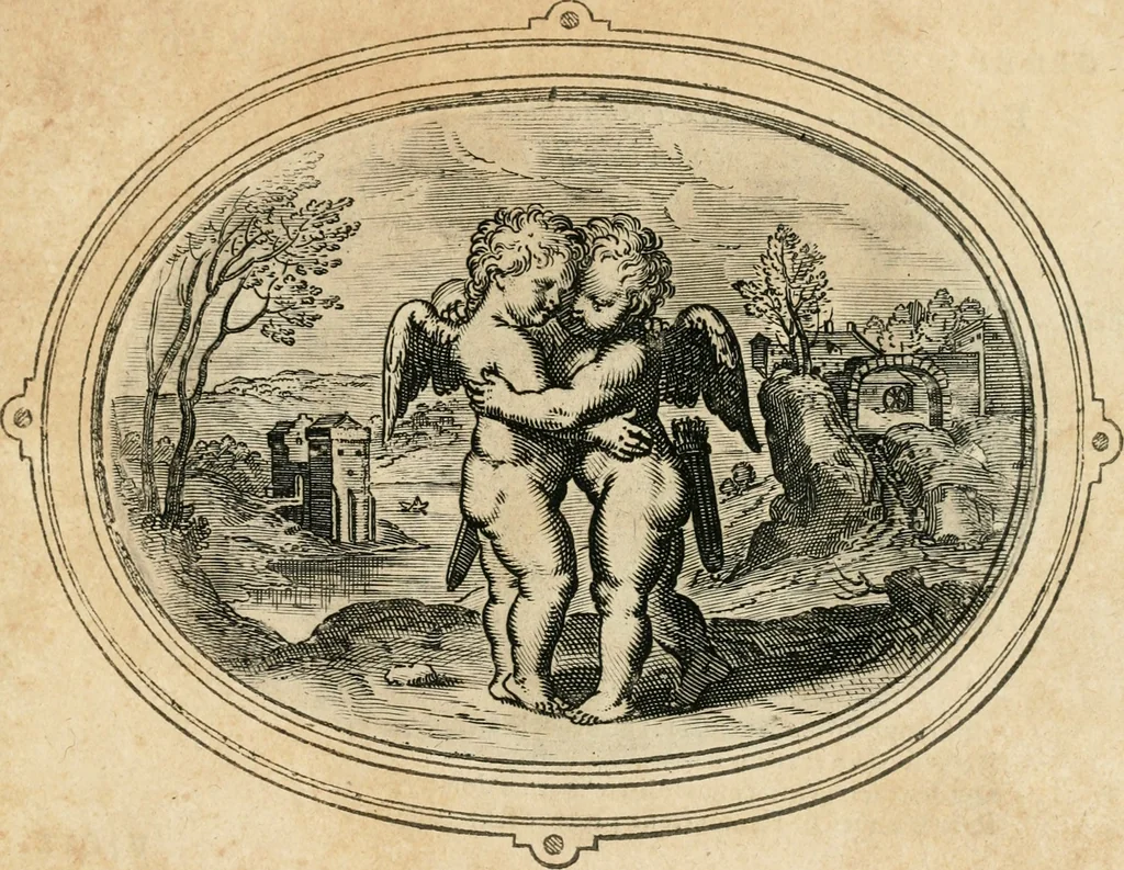 An illustration from Amorum emblemata, figuris aeneis incisa, 1608, leaf 36