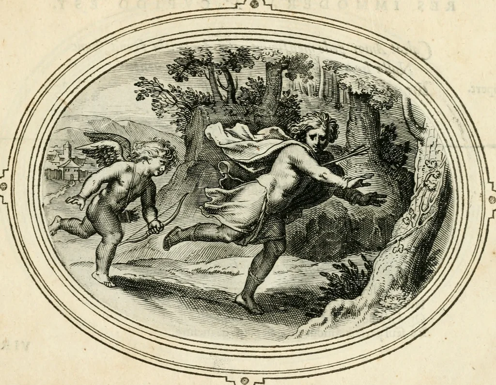 An illustration from Amorum emblemata, figuris aeneis incisa, 1608, leaf 48