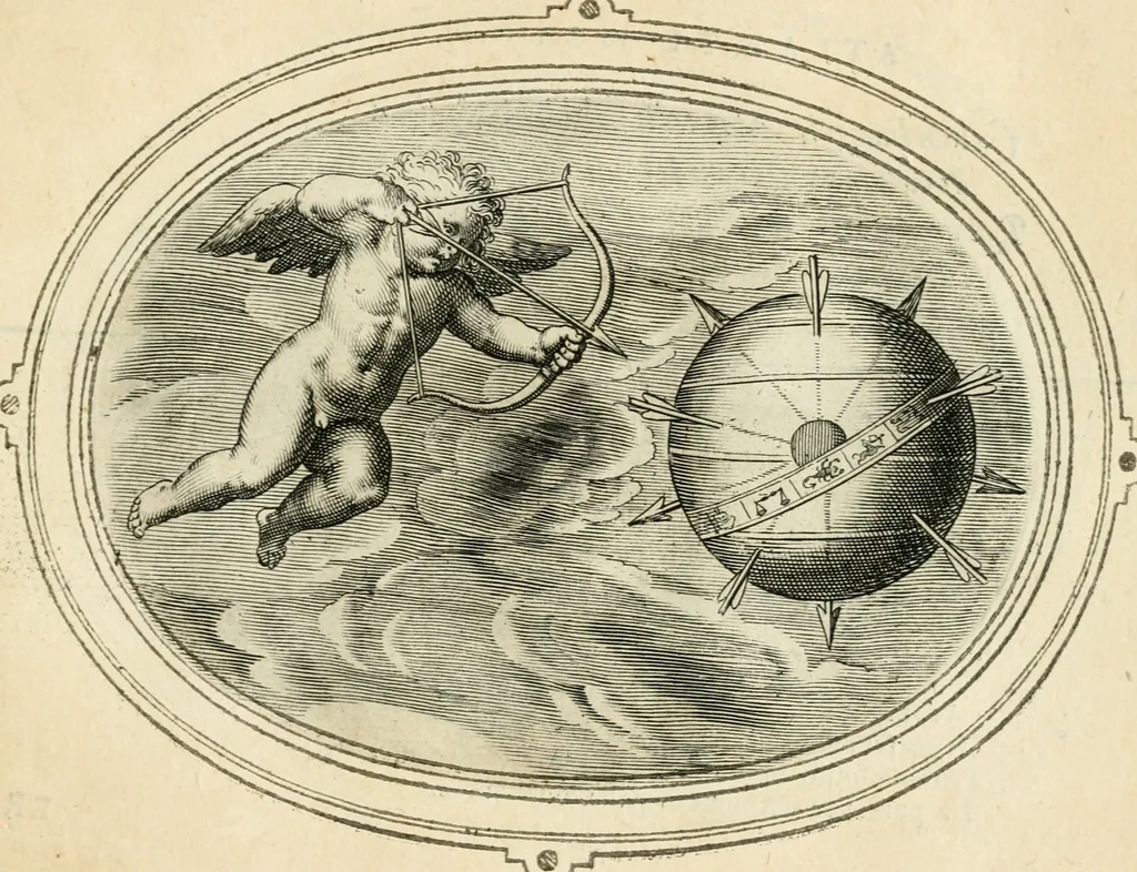 An illustration from Amorum emblemata, figuris aeneis incisa, 1608, leaf 54