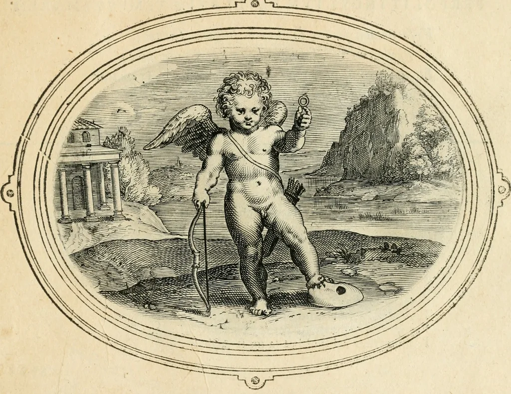 An illustration from Amorum emblemata, figuris aeneis incisa, 1608, leaf 74