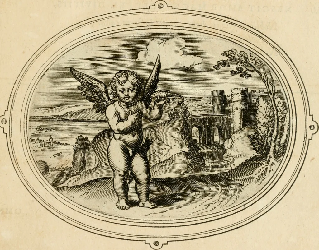 An illustration from Amorum emblemata, figuris aeneis incisa, 1608, leaf 82