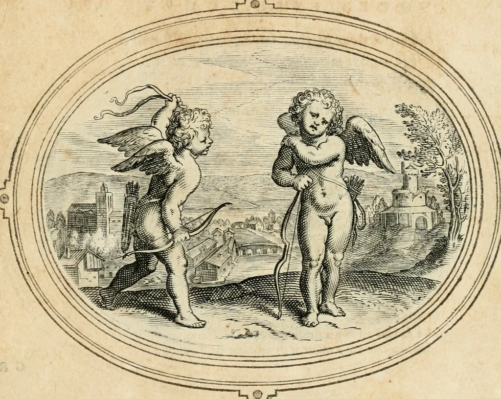 An illustration from Amorum emblemata, figuris aeneis incisa, 1608, leaf 88