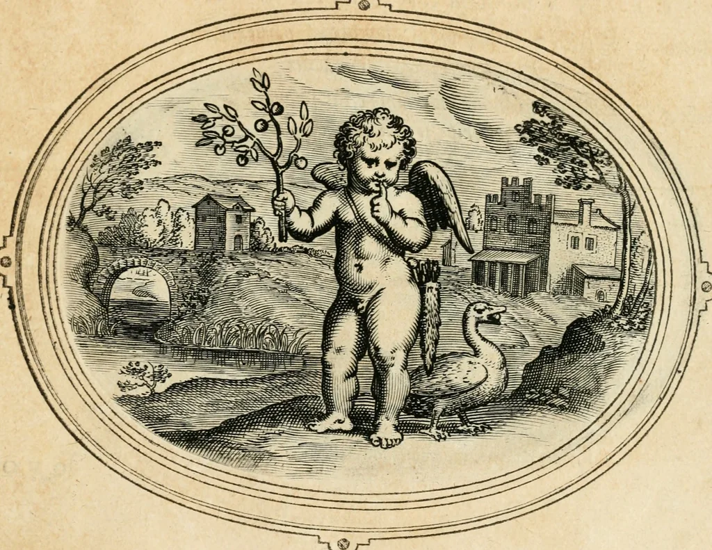 An illustration from Amorum emblemata, figuris aeneis incisa, 1608, leaf 90