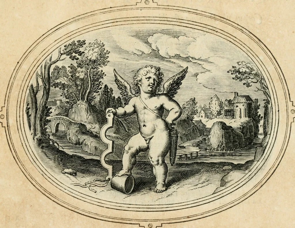 An illustration from Amorum emblemata, figuris aeneis incisa, 1608, leaf 92