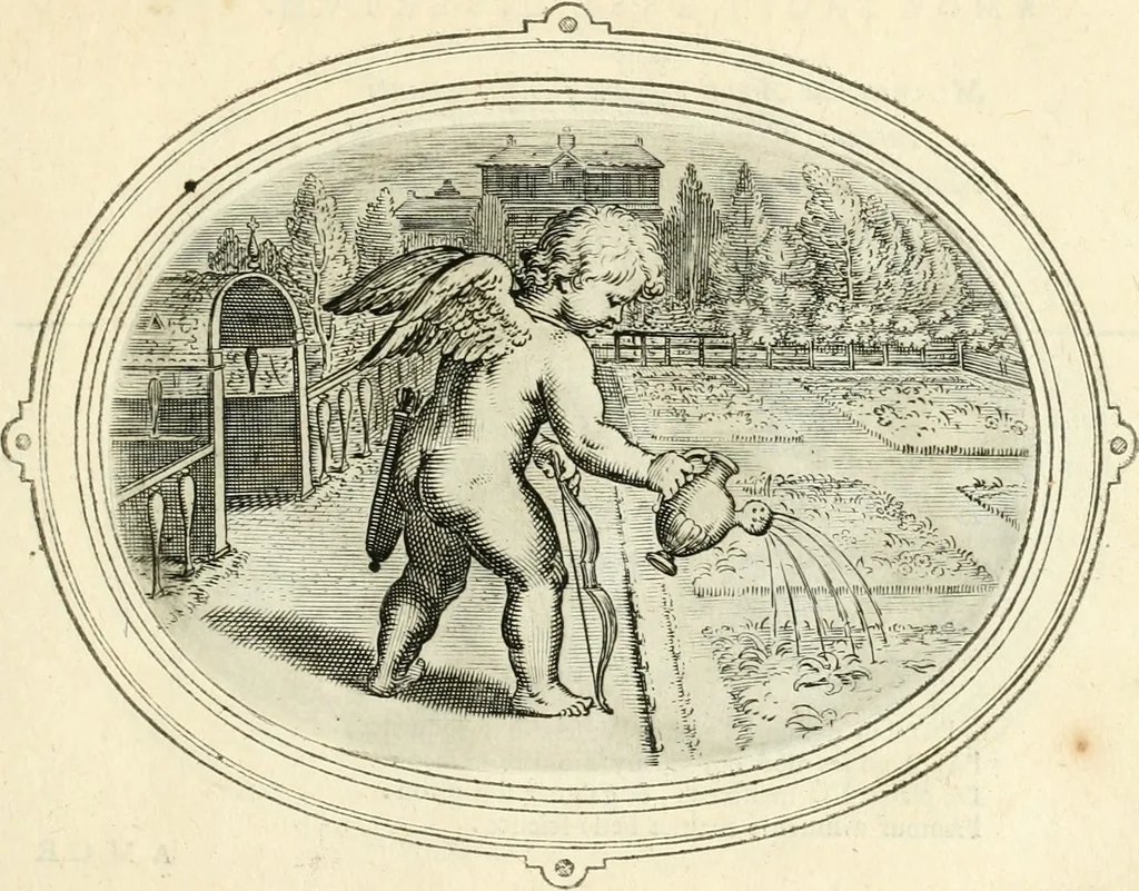 An illustration from Amorum emblemata, figuris aeneis incisa, 1608, leaf 100