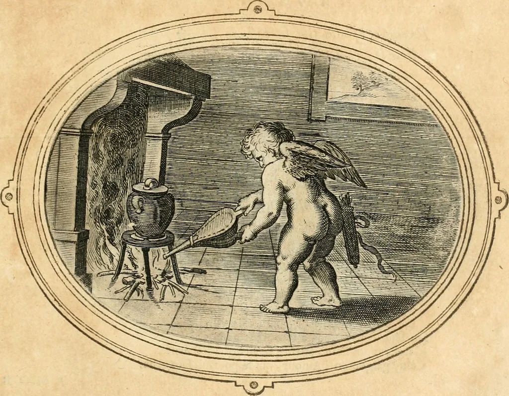 An illustration from Amorum emblemata, figuris aeneis incisa, 1608, leaf 118