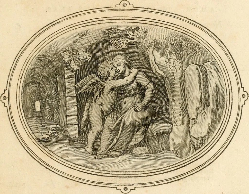 An illustration from Amorum emblemata, figuris aeneis incisa, 1608, leaf 134