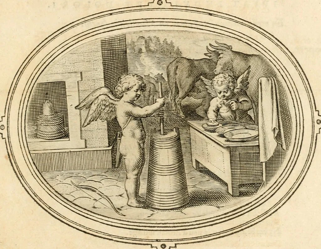 An illustration from Amorum emblemata, figuris aeneis incisa, 1608, leaf 140