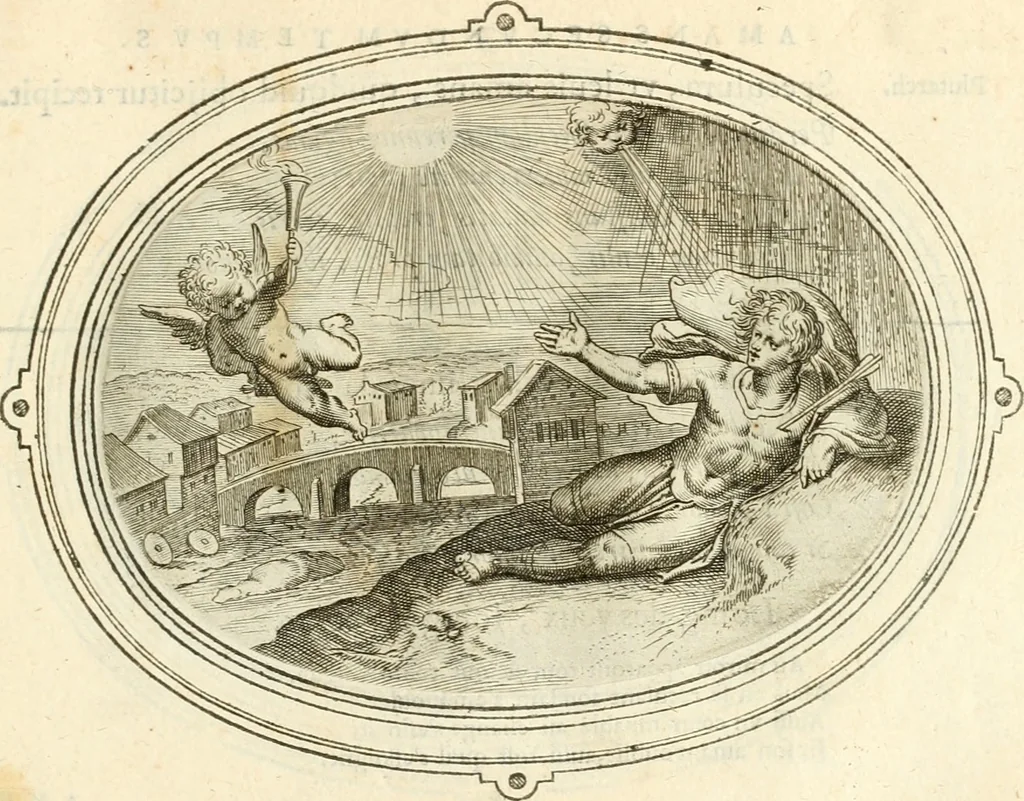 An illustration from Amorum emblemata, figuris aeneis incisa, 1608, leaf 146
