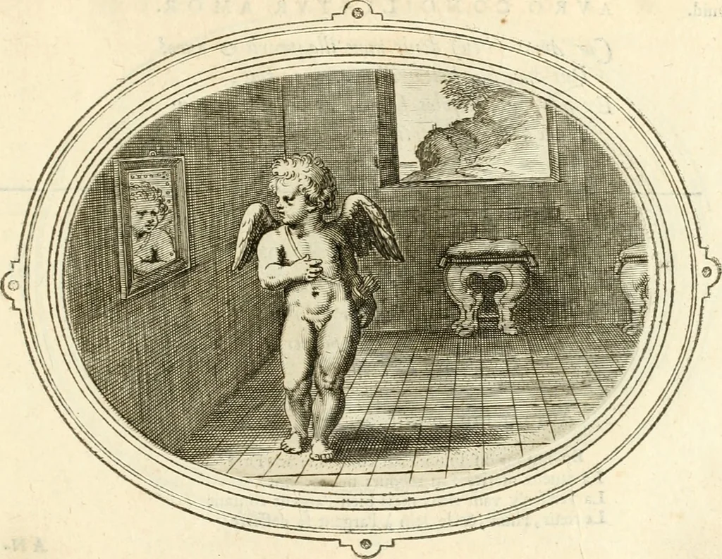 An illustration from Amorum emblemata, figuris aeneis incisa, 1608, leaf 148