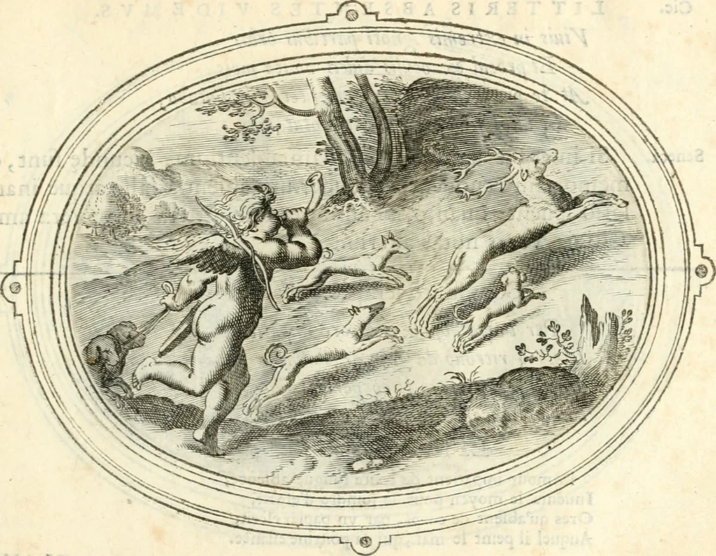 An illustration from Amorum emblemata, figuris aeneis incisa, 1608, leaf 152