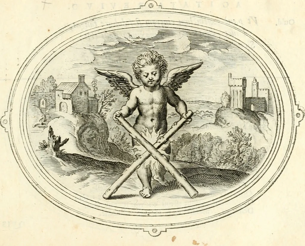 An illustration from Amorum emblemata, figuris aeneis incisa, 1608, leaf 156