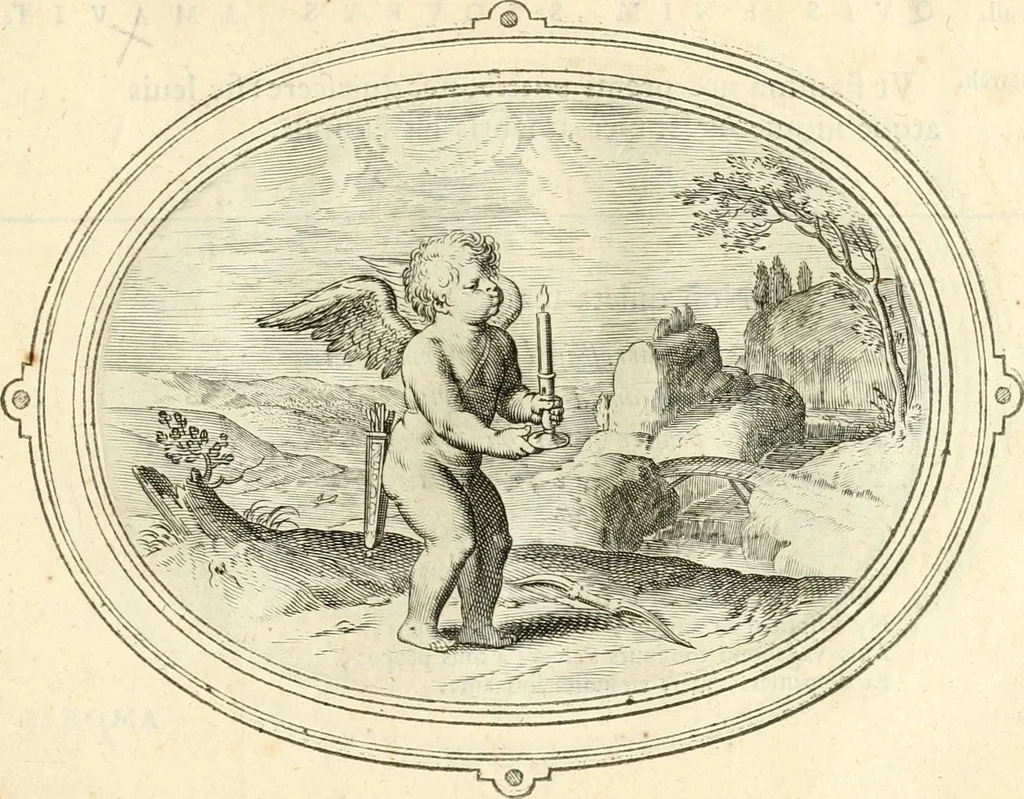 An illustration from Amorum emblemata, figuris aeneis incisa, 1608, leaf 158