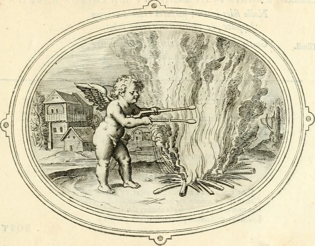 An illustration from Amorum emblemata, figuris aeneis incisa, 1608, leaf 160