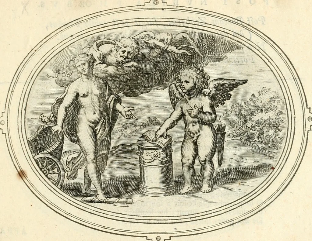 An illustration from Amorum emblemata, figuris aeneis incisa, 1608, leaf 162