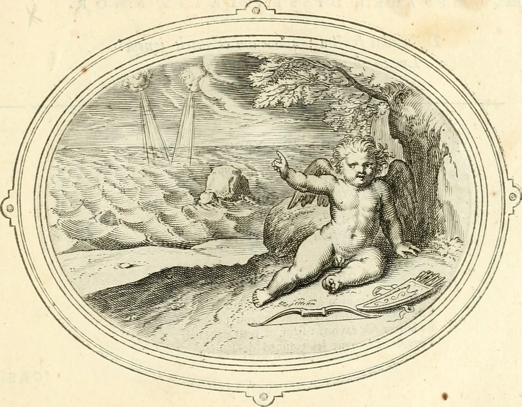 An illustration from Amorum emblemata, figuris aeneis incisa, 1608, leaf 164