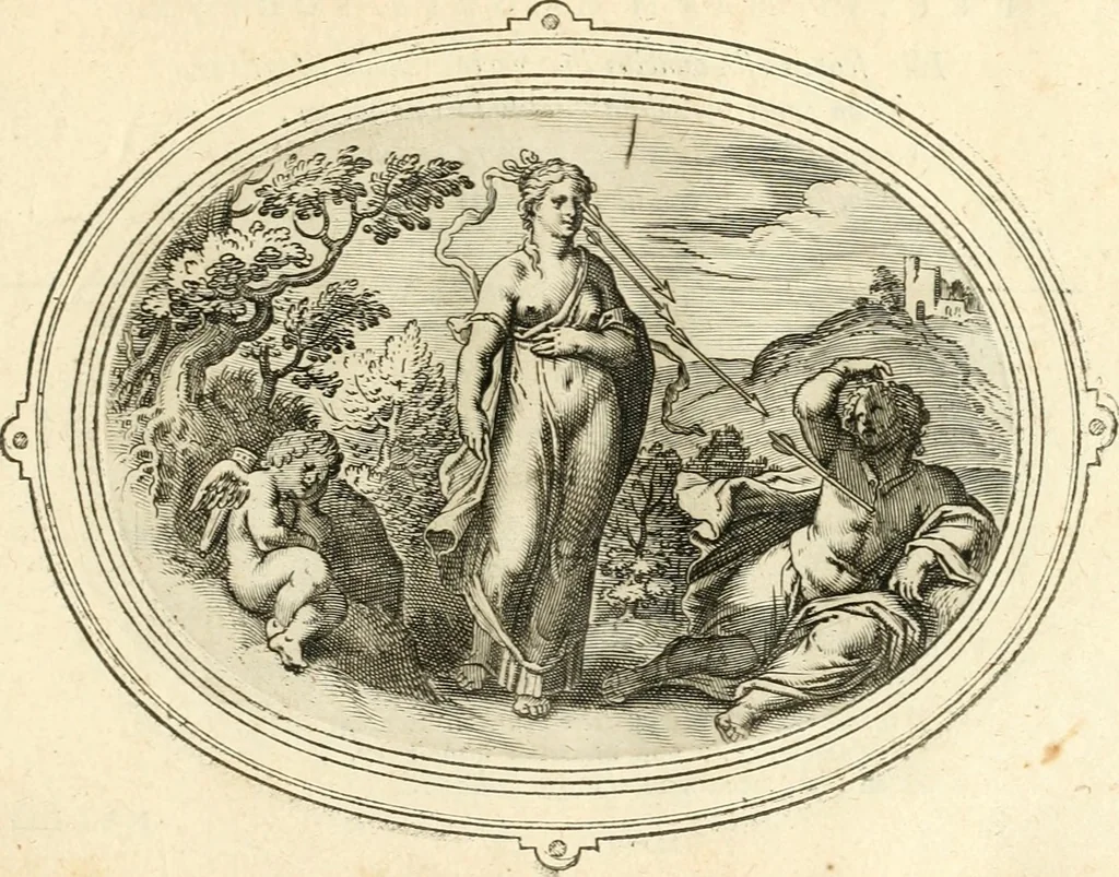 An illustration from Amorum emblemata, figuris aeneis incisa, 1608, leaf 172