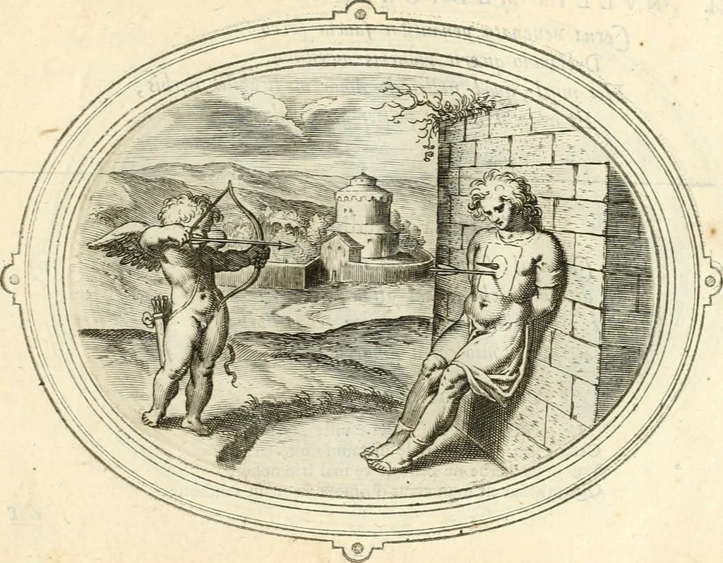 An illustration from Amorum emblemata, figuris aeneis incisa, 1608, leaf 174