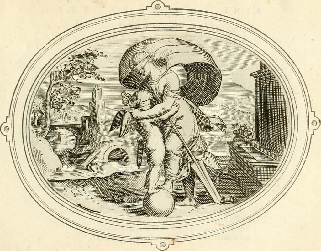 An illustration from Amorum emblemata, figuris aeneis incisa, 1608, leaf 178