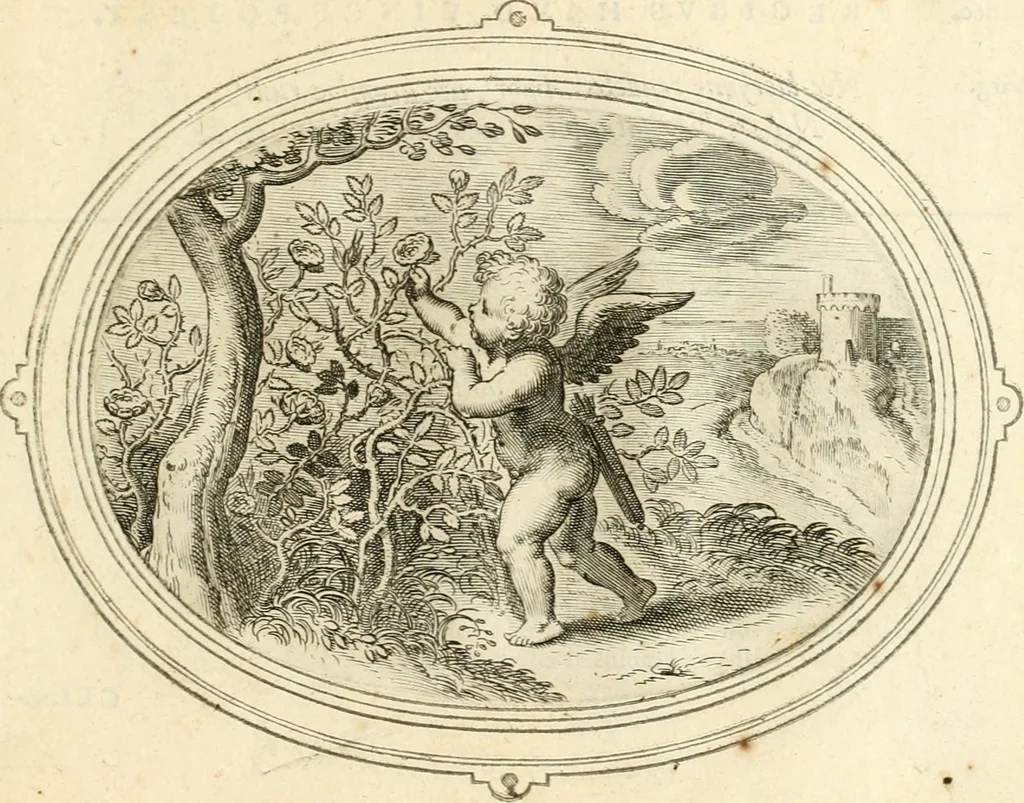 An illustration from Amorum emblemata, figuris aeneis incisa, 1608, leaf 182
