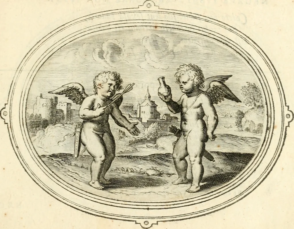 An illustration from Amorum emblemata, figuris aeneis incisa, 1608, leaf 198