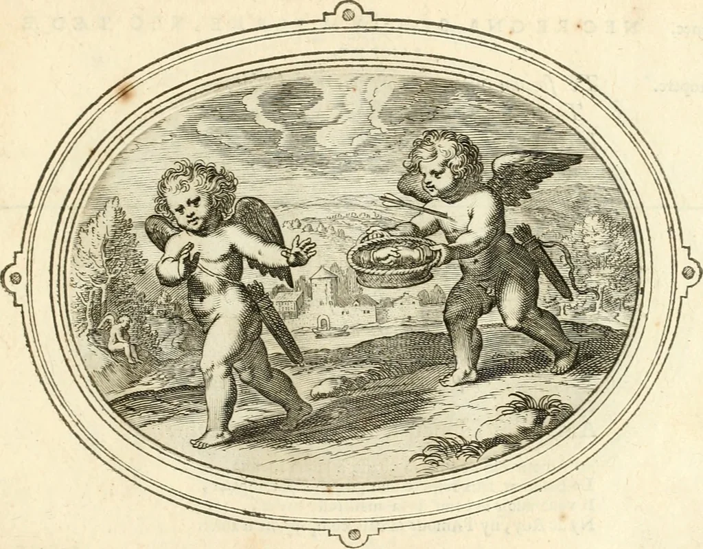An illustration from Amorum emblemata, figuris aeneis incisa, 1608, leaf 200