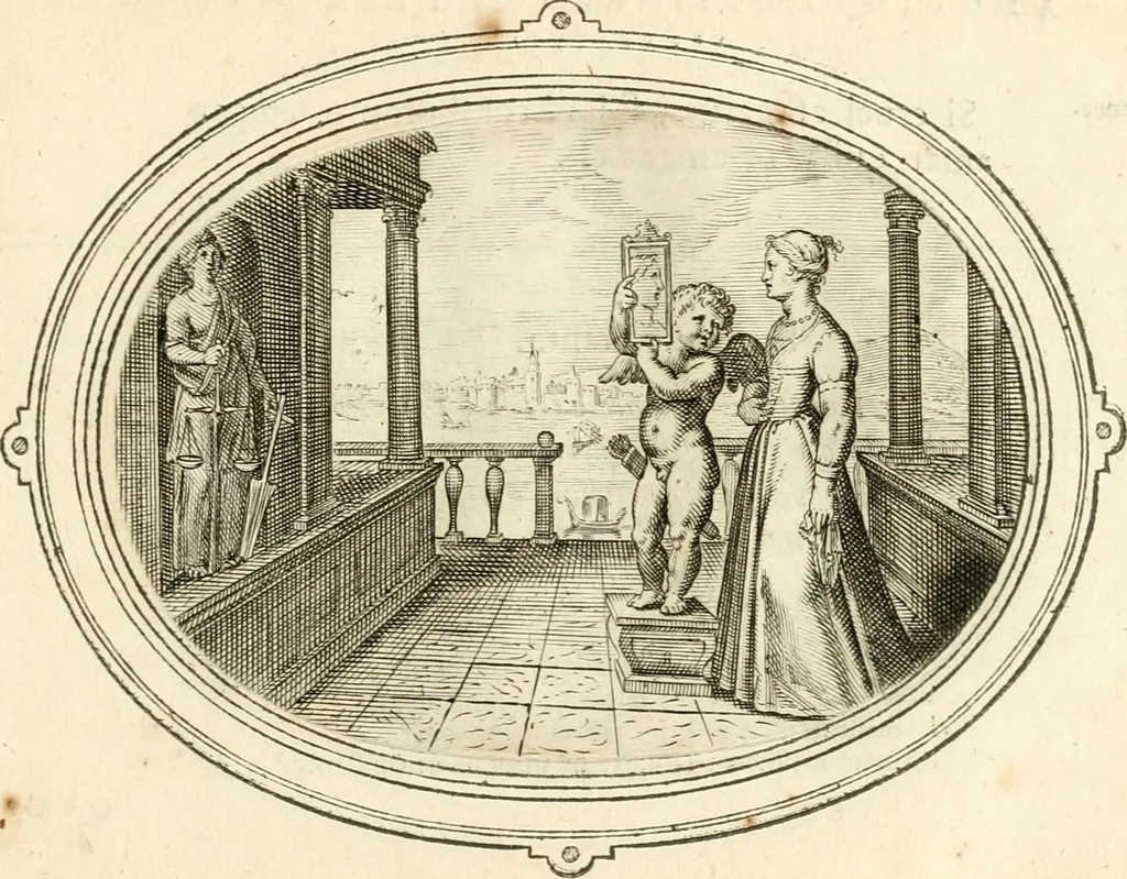 An illustration from Amorum emblemata, figuris aeneis incisa, 1608, leaf 204