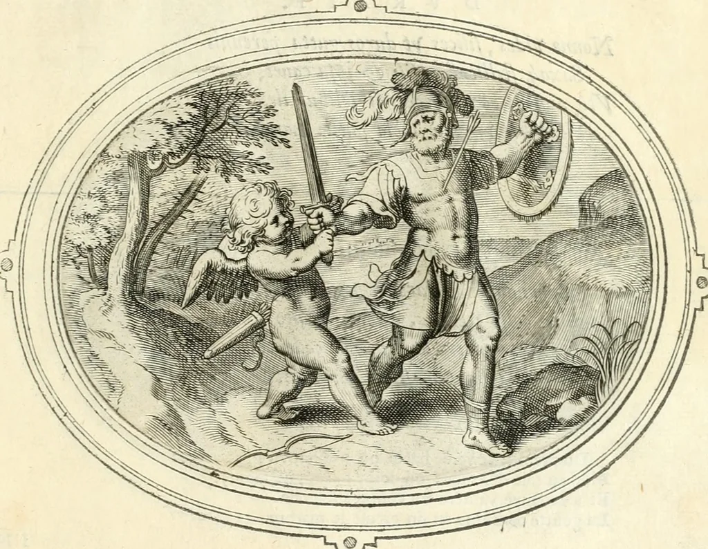 An illustration from Amorum emblemata, figuris aeneis incisa, 1608, leaf 230