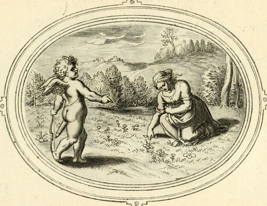 An illustration from Amorum emblemata, figuris aeneis incisa, 1608, leaf 234