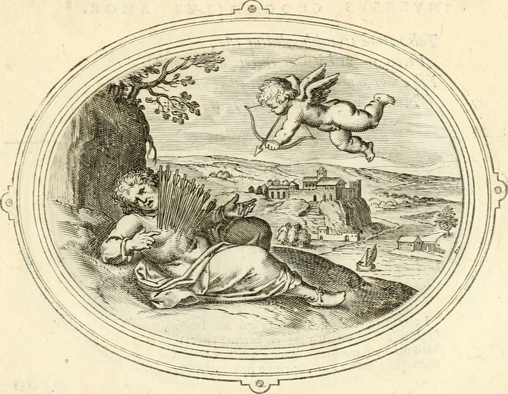 An illustration from Amorum emblemata, figuris aeneis incisa, 1608, leaf 236