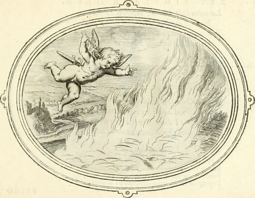 An illustration from Amorum emblemata, figuris aeneis incisa, 1608, leaf 240