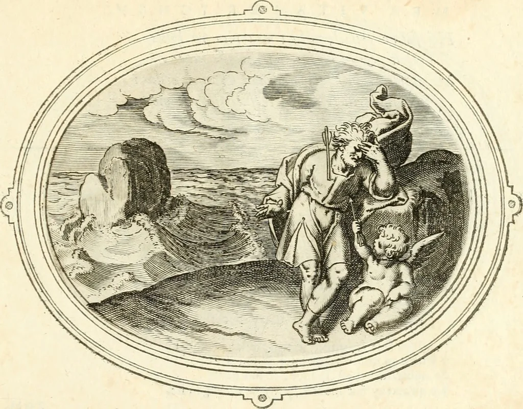 An illustration from Amorum emblemata, figuris aeneis incisa, 1608, leaf 248