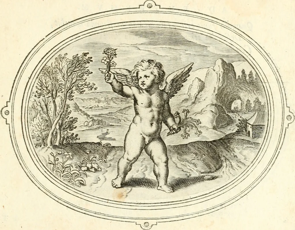 An illustration from Amorum emblemata, figuris aeneis incisa, 1608, leaf 252