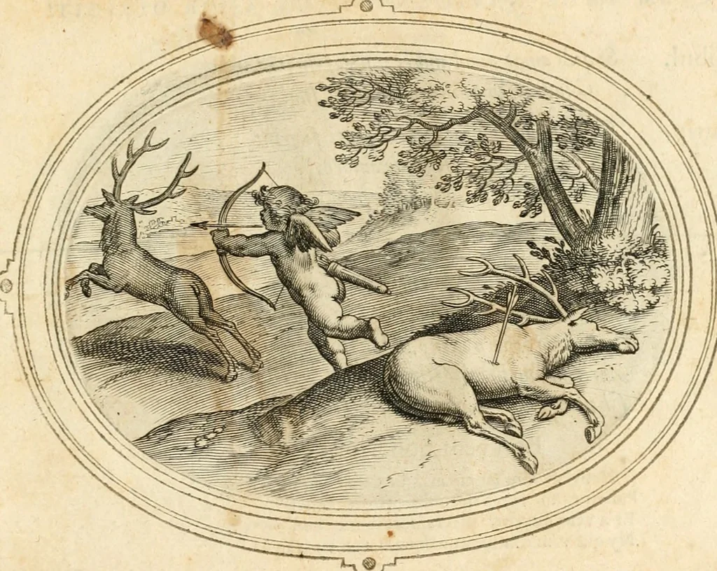 An illustration from Amorum emblemata, figuris aeneis incisa, 1608, leaf 262