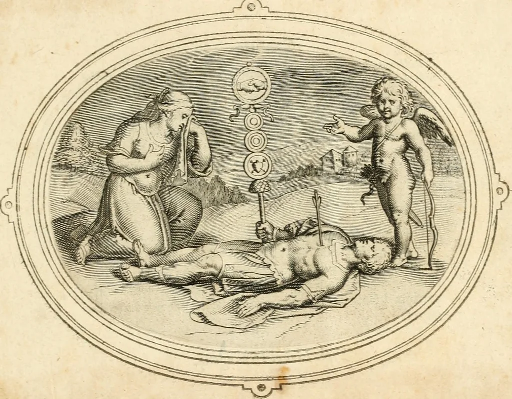An illustration from Amorum emblemata, figuris aeneis incisa, 1608, leaf 268