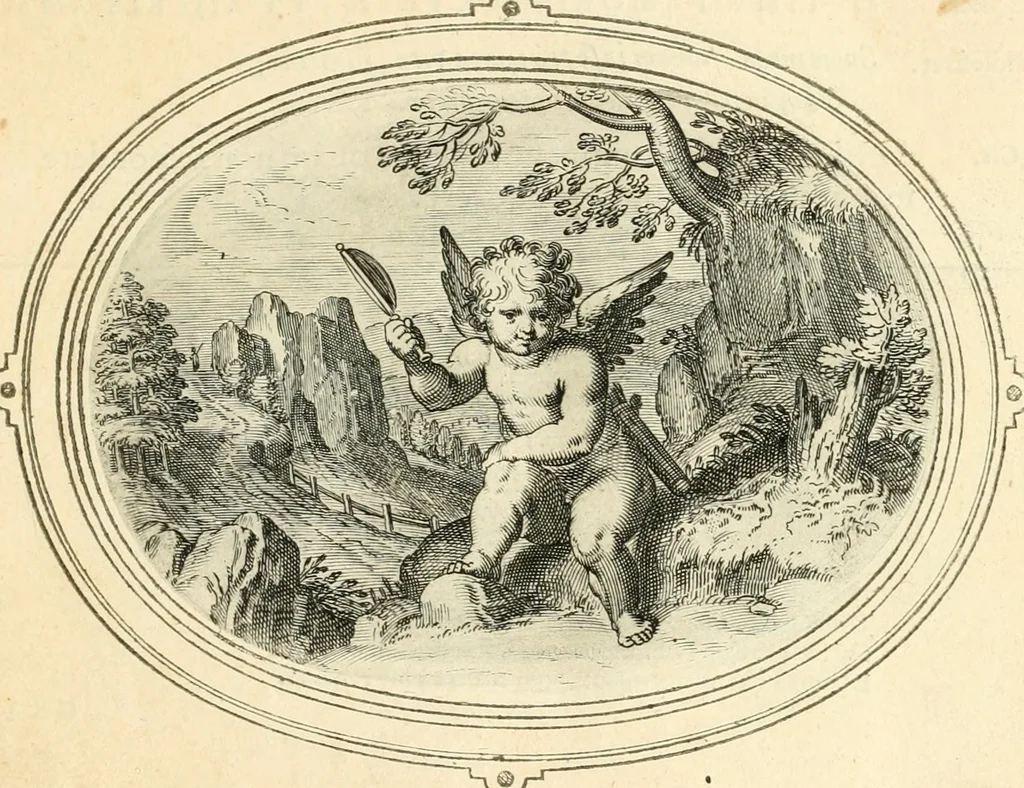 An illustration from Amorum emblemata, figuris aeneis incisa, 1608, leaf 28