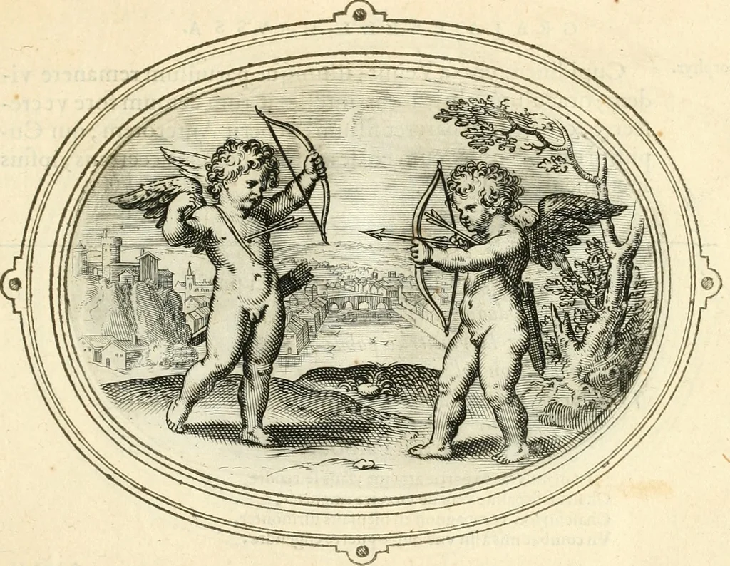 An illustration from Amorum emblemata, figuris aeneis incisa, 1608, leaf 30