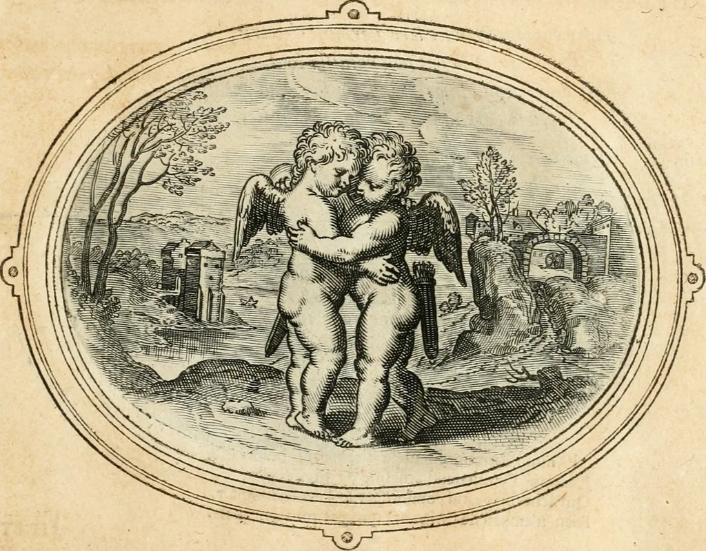 An illustration from Amorum emblemata, figuris aeneis incisa, 1608, leaf 38