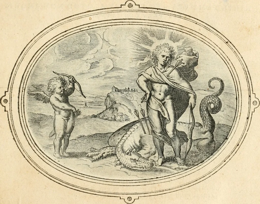 An illustration from Amorum emblemata, figuris aeneis incisa, 1608, leaf 42